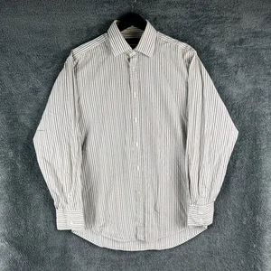 Gieves & Hawkes Dress Shirt Men's 16.5 Striped New Fit Formal Button Up Preppy - Picture 1 of 14