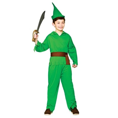 Peter Pan Lost Boy's World Book Day Fancy Dress Costume - Image 1 of 2