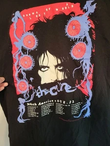 The Cure 2023 Tour Shirt Men's M Black Pyschedelic Robert Smith AUTHENTIC! - Picture 1 of 8
