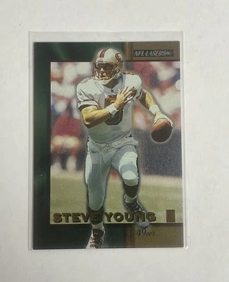 1996 Score Board NFL Lasers Steve Young #60 HOF San Fransisco 49ers - Image 1 of 2