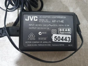 JVC AP-V14E AC Power Adapter Charger Black 11-VDC 1-A Portable For JVC Camcorder - Picture 1 of 9