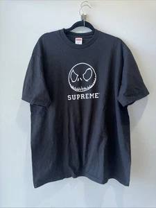 Supreme Black FW23 Skeleton Jack Skellington Casual T Shirt Gr. xl - Bild 1 von 6