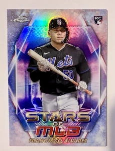 2023 Topps Series 2 - Stars of MLB Chrome Francisco Alvarez Rookie Card insert - Picture 1 of 3