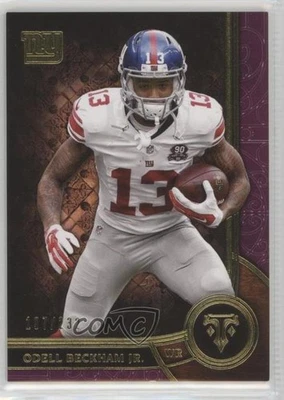 2015 Topps Triple Threads Purple /232 Odell Beckham Jr #18 - Image 1 of 2