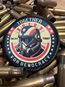 Parche moral Together for Democracy Helldivers2 Super Earth - Imagen 1 de 24