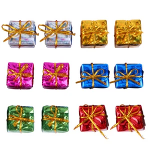 Holiday Decorations Christmas Tree Ornaments Present Small Gift Boxes - Photo 1/12