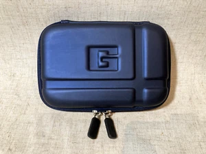 Garmin GPS Navi Hard Shell Travel Carrying Case Zipper Pouch 6.5x4.5x2 Dark Blue - Picture 1 of 9