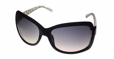 Kenneth Cole Reaction Plastic Womens Sunglass Black,  Gradient  Lens KC1144 1B - Image 1 of 4
