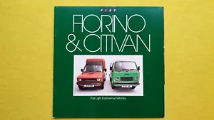 Fiat Fiorino & Citivan van brochure sales catalogue December 1982 MINT P - Picture 1 of 8