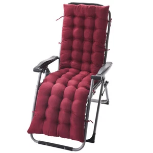 1/2pc Chaise Lounge Cushion Replacement Thick Padded Recliner Pad Indoor Outdoor - Picture 1 of 32