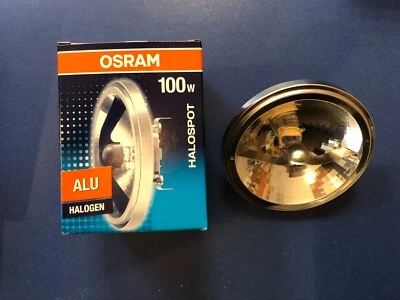 OSRAM HALOGEN REFLEKTOR AR111 Halospot 100W G53 12V Warm White SSP 8°  48.000cd - Bild 1 von 4