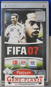FIFA 07 PSP Platinum EA Sports Sport fútbol BUENO en embalaje original con manual Bundesliga - Imagen 1 de 3