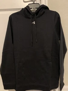 Under Armour Women's Hustle Fleece Hoodie Size S Black - Picture 1 of 2
