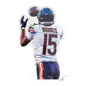 Rome Odunze Chicago Bears Pegatina Brillante Vinilo Laminado, Autoadhesivo - Imagen 1 de 8