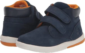 Nuevas botas de gancho y bucle para niños Timberland de senderismo azul marino para niños pequeños 7M - Imagen 1 de 8