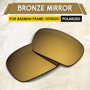 1.5MM POLARIZED Replacement Lenses for Oakley Badman OO6020 60mm Frame, Bronze - Bild 1 von 3