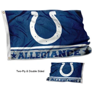 Indianapolis Colts Allegiance Two Sided Flag - Picture 1 of 6