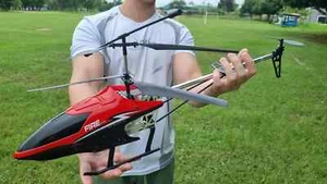 Large 80cm Rc Helicopter 3.5ch Remote Control Drone Anti-fall Outdoor Rc Toy - Picture 1 of 34