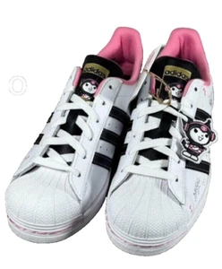 adidas x Hello Kitty and Friend Kuromi Superstar J Shoes IF3561 24.0 cm US 5.5 - Picture 1 of 7