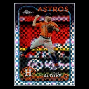 Jose Altuve 2024 Topps Chrome X-Fractor #58 Houston Astros Baseball Card - Picture 1 of 2