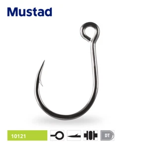Mustad UltraPoint Kaiju Inline Hooks - Bass Wrasse Pollock GT Lure Sea Fishing - Picture 1 of 5