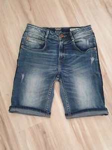 Vingino Jeans Shorts Jugen Gr. 12 / 152 mit neon Streifen TOP - Bild 1 von 4