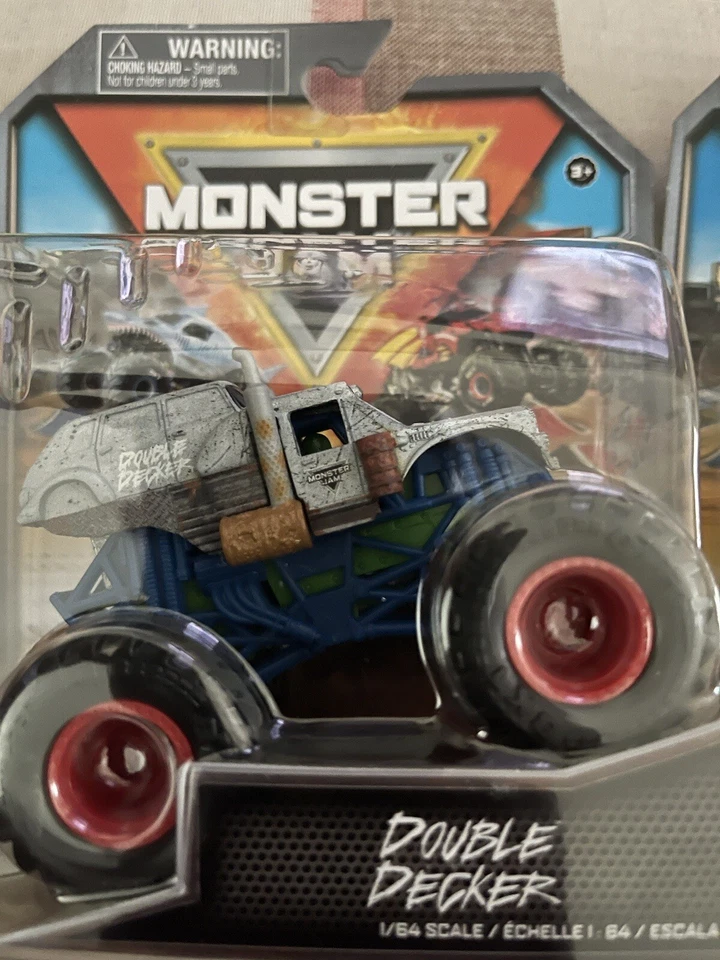 Spin Master 2023 Monster Jam Double Decker Series 28 RARE - Image 1 of 1