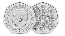 2022 KING CHARLES III 50P COIN UNCIRCULATED FROM SEALED BAG