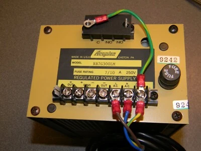 Acopian RB7G300LM Single Output Power Supply, In 105 to 125VAC, Out 7V, 3 Amps - Image 1 of 4