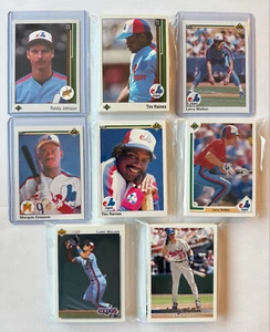 Montreal Expos 1989-93 Upper Deck Team Set Lot (5 Sets mit Johnson, Walker RCs) - Bild 1 von 7