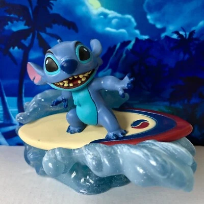 Disney Store Lilo & Stitch Surfing Stitch 🌊 Surfboard Cake Topper/Toy Figure 🎂 - Image 1 of 4