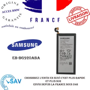 Pour Samsung Galaxy S6 SM-G920(F) Batterie ORIGINAL EB-BG920ABA 2500mAh - Imagen 1 de 1