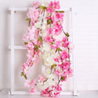 Artificial Cherry Rattan Blossom Flower Garland Vine Hang Wedding Garden DecorX1