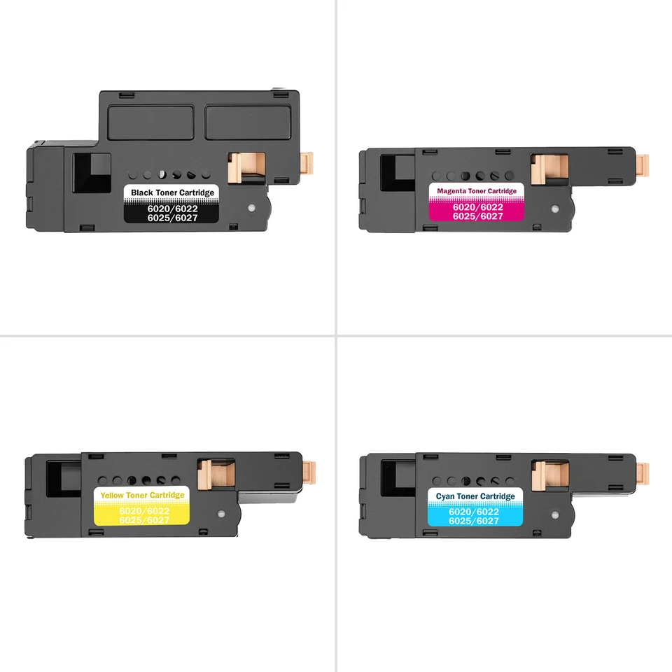 Compatible Toner Cartridges for Xerox WorkCentre 6025 6027 Phaser 6020 6022 - Image 1 of 1