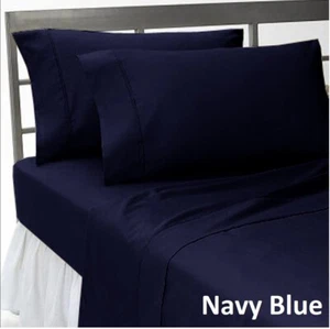 Mejor Colección de Ropa de Cama 800tc Algodón Egipcio Tallas AU Azul Marino Seleccionar Patrón - Imagen 1 de 3