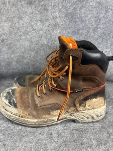 Timberland PRO Helix HD 8" Comp Toe Work Boots Mens 12M Waterproof Brown - Picture 1 of 10