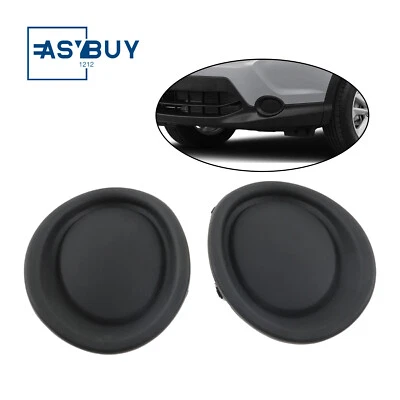 Черная отделка крышки отверстия противотуманной фары переднего бампера для Nissan Rogue Sport 2017-2019 годов выпуска - Изображение 1 из 4