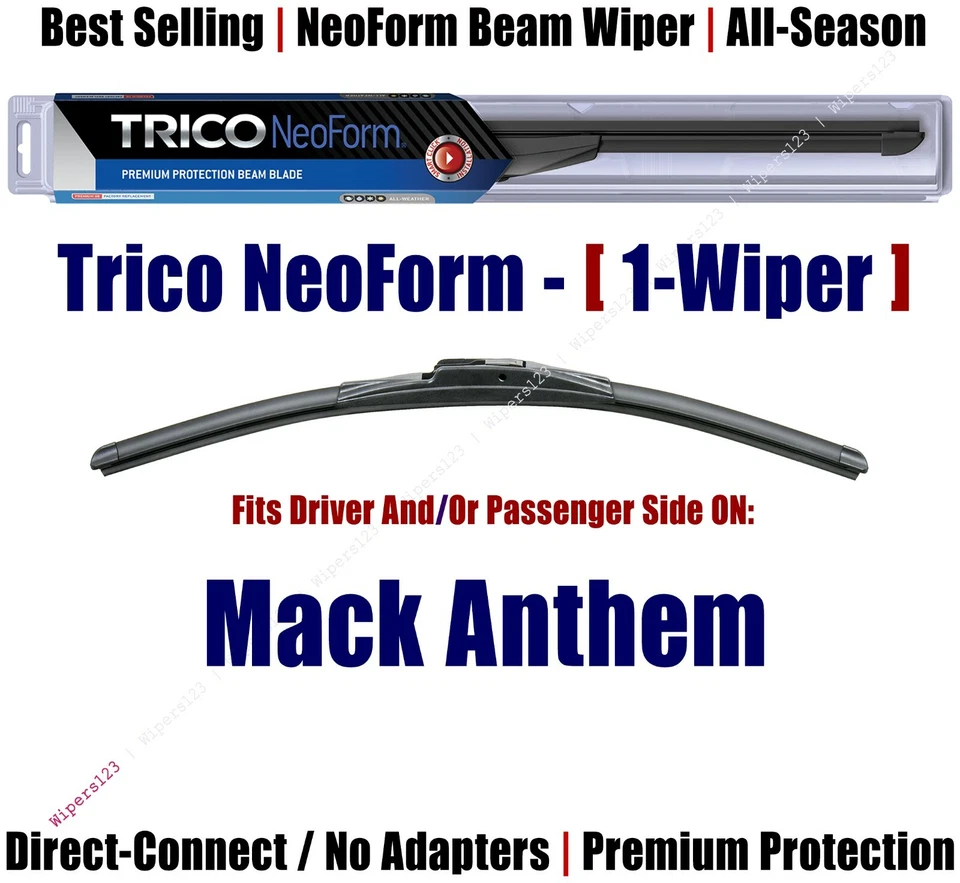 Limpiaparabrisas Super Premium NeoForm (cantidad 1) se adapta a Mack Anthem 2019+ - 16200 Foto 1 de 1