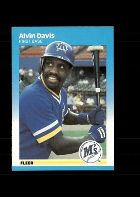 1987 Fleer - Alvin Davis #584 - Image 1 of 2