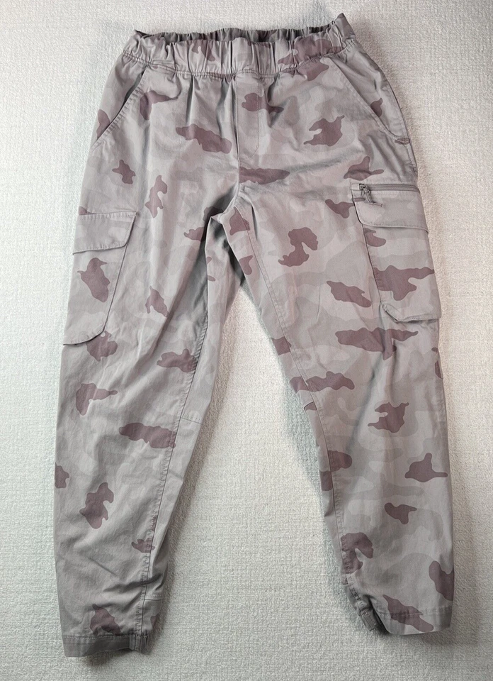 Mountain Hardwear Womens Camo Cargo Pants Elastic Drawstring Waist Size Medium - Image 1 of 4