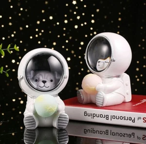 original Cute Galaxy Guardian Pet Astronaut NightLight Bear Cat Dog Star Light - Picture 1 of 5