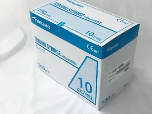 10mL Disposable Terumo Syringes Luer Slip Hypodermic no Needle, 100pcs/Box - Picture 1 of 4