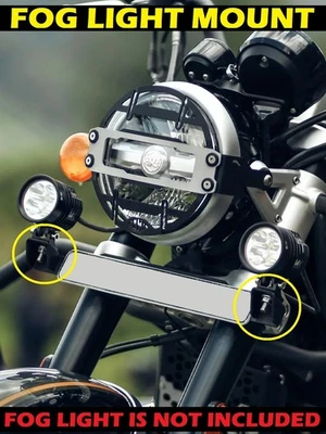 Крепление противотуманной фары подходит для Royal Enfield Super Meteor 650 - Изображение 1 из 4