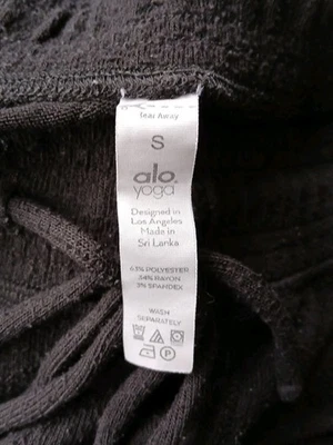 ALO WOMENS SWEATPANTS  SIZE SMALL - Image 1 of 4