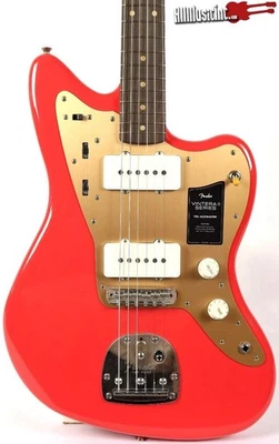 Fender Ltd Vintera II Road Worn '50s Jazzmaster Fiesta Red Electric Guitar - Image 1 of 4