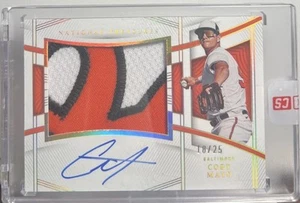 Coby Mayo 2023 Panini National Treasures Rookie Material Signatures RPA Card - Picture 1 of 2