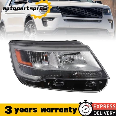 Headlight Right Side w/ LED DRL For 2016-2018 Ford Explorer Limited/Platinum/XLT - Image 1 of 4