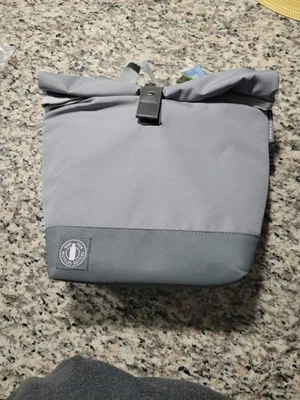 BOLSO DE ALMUERZO ECOLÓGICO MICROBAN AISLADO ZONA ÁRTICA CON CIERRE A PRESIÓN Y ASA - GRIS Foto 1 de 4