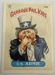 Vintage 1986 Garbage Pail Kids Trading 110b U.S. Arnie Card Series 3 - Bild 1 von 2