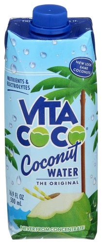 Vita Coco Coconut Water Pure Resealable 17 fl oz Pack of 12 - Image 1 of 1